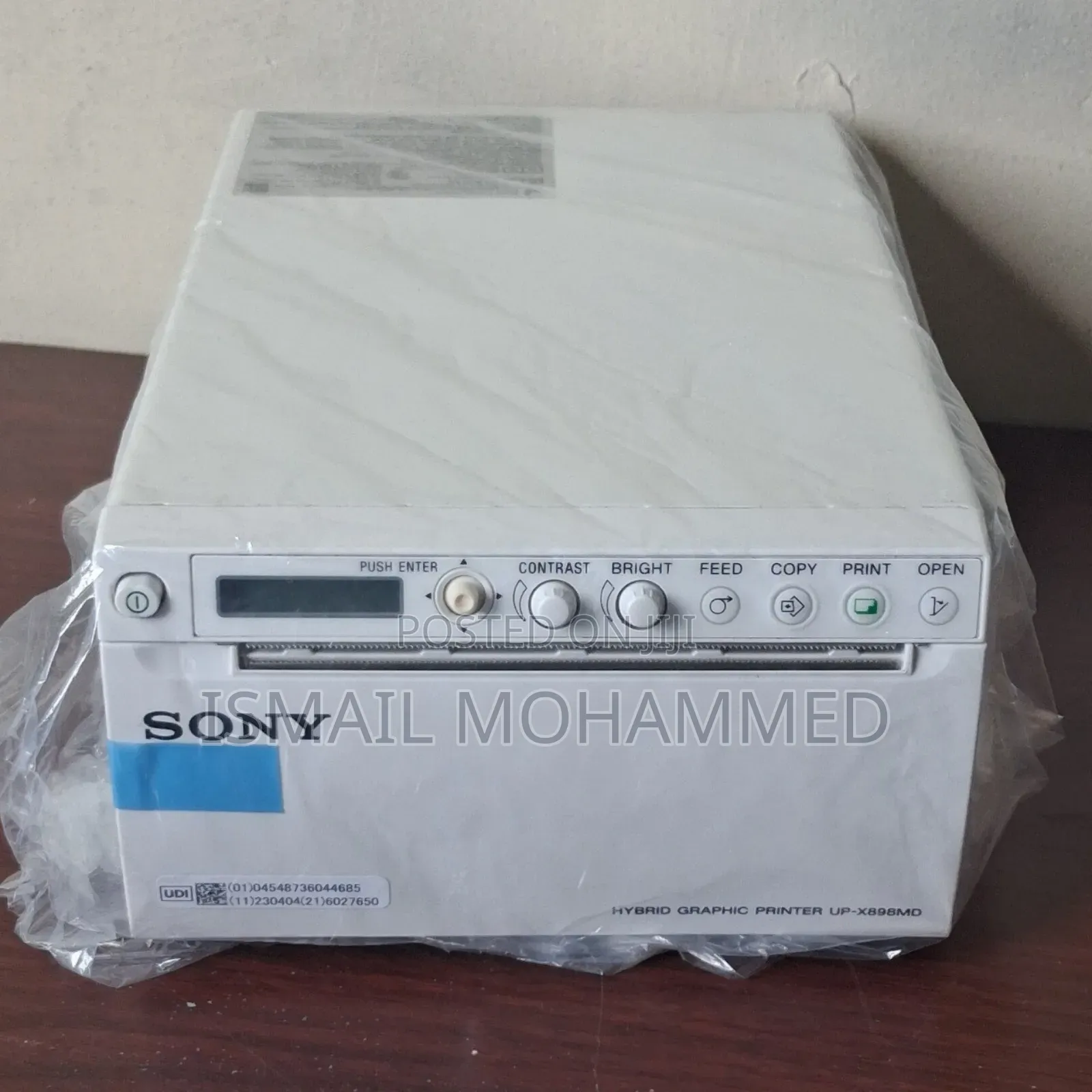 Almost New Sony Hybrid Ultrasound Printer Code 9