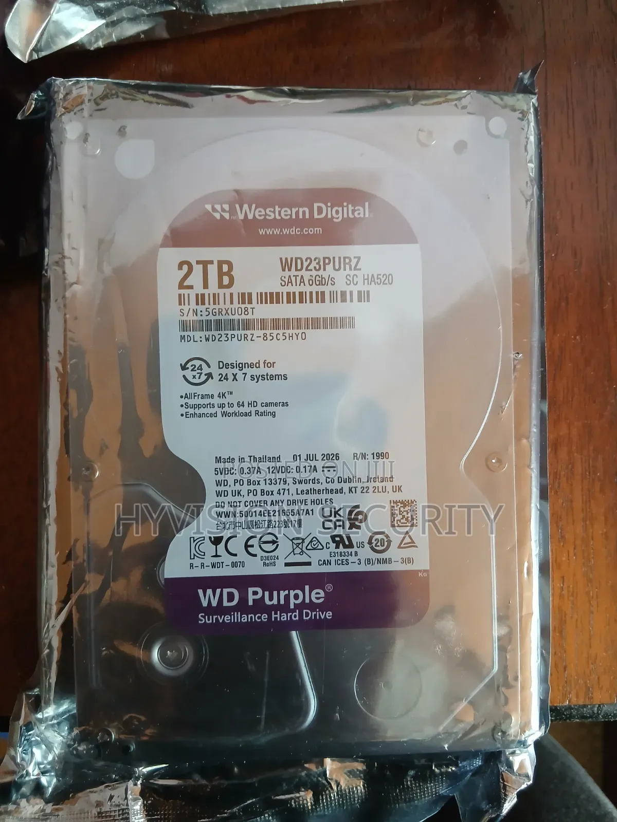 Wd Purple 2TB