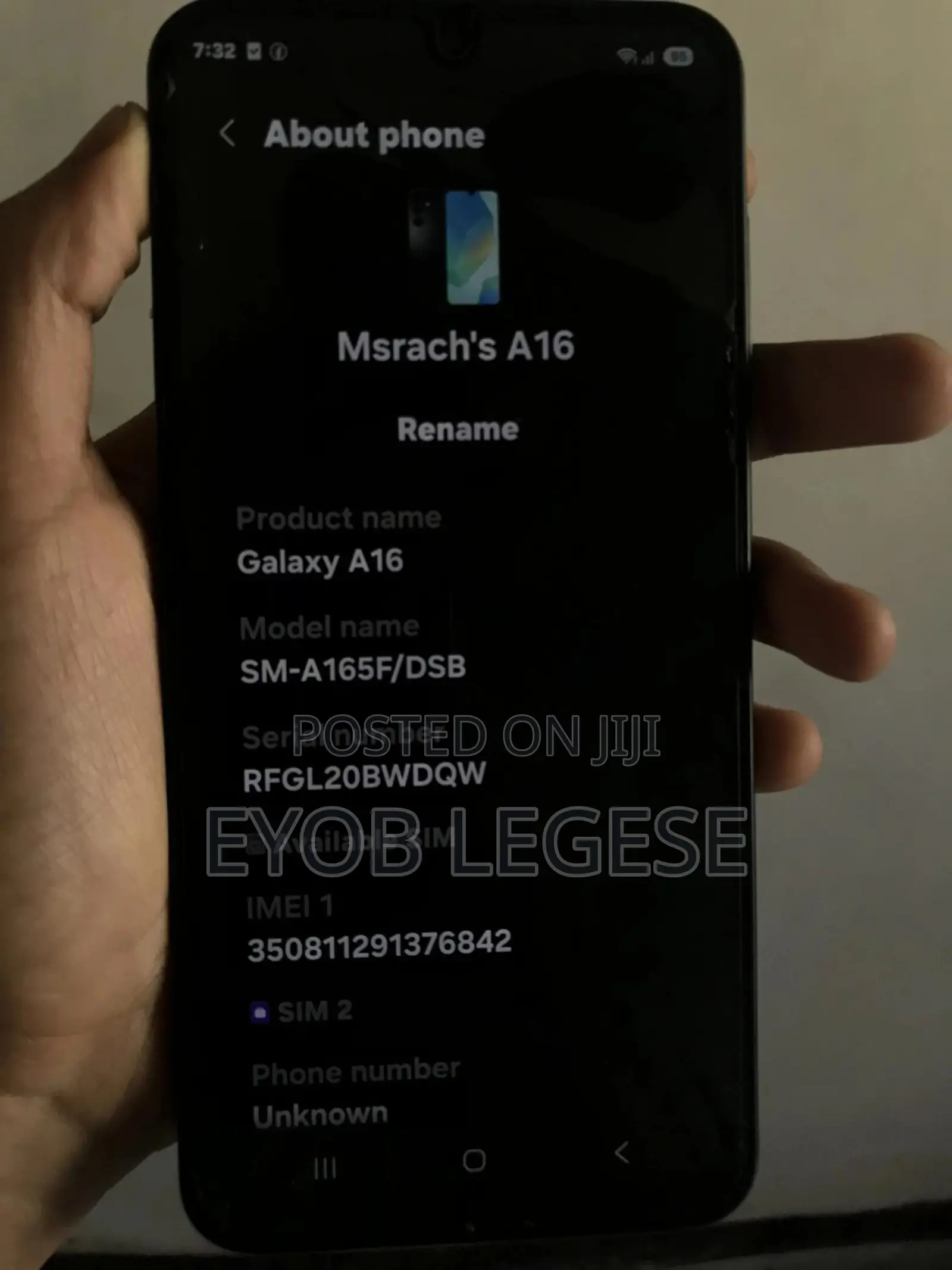 Samsung Galaxy A16 128 GB Black