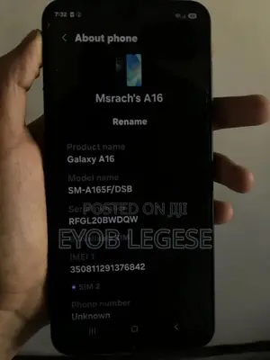 Samsung Galaxy A16 128 GB Black