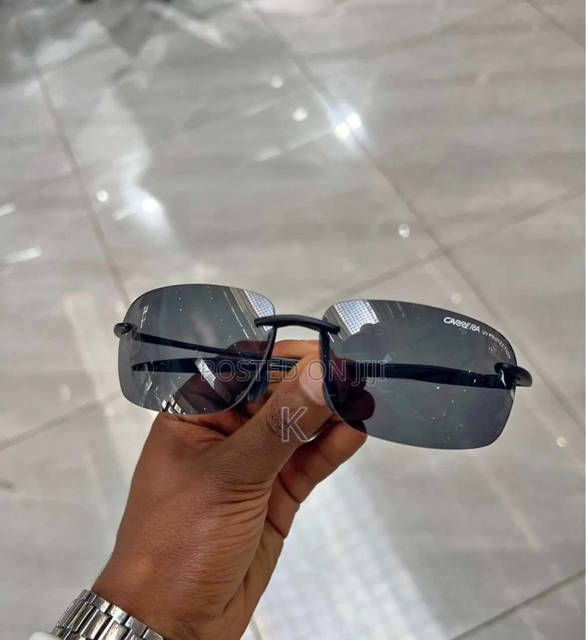 Carrera Black Rimless #Glass