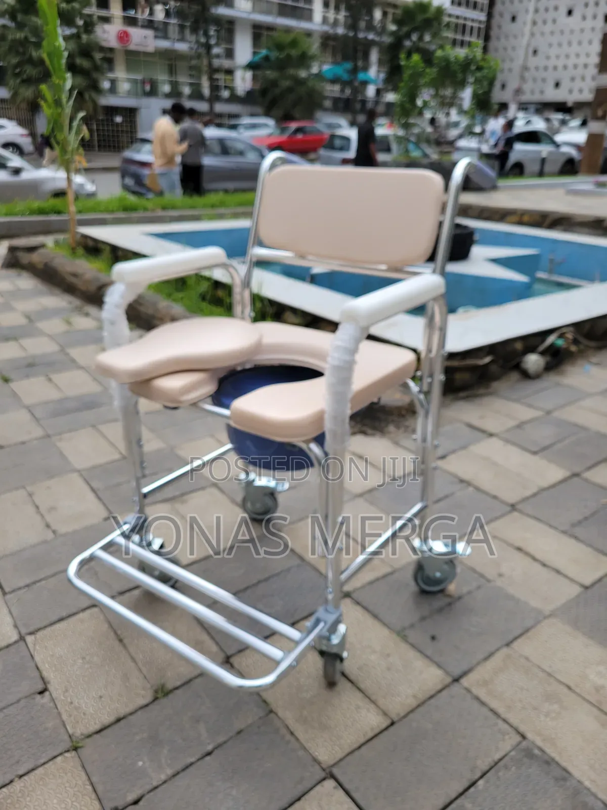 Wheelchair and Commode Chair杉₰ Sponge Seat and Cover & Plastic