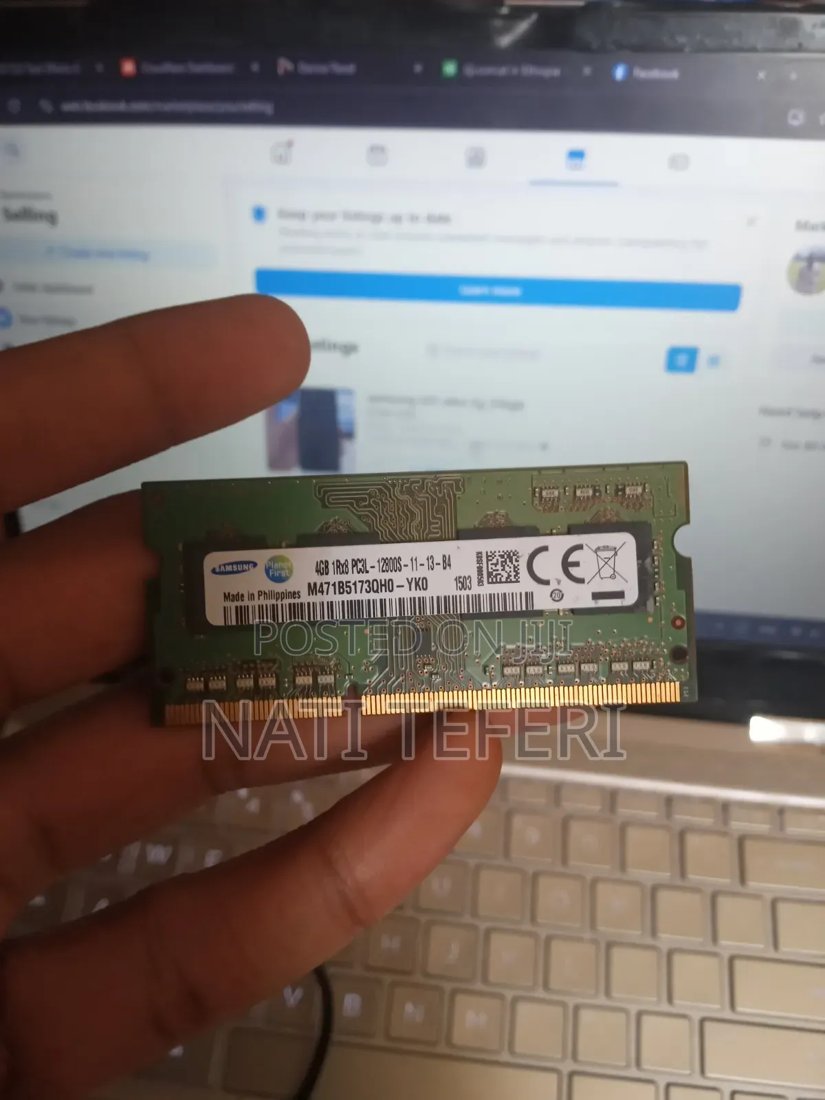 Ram 4GB Pc3l