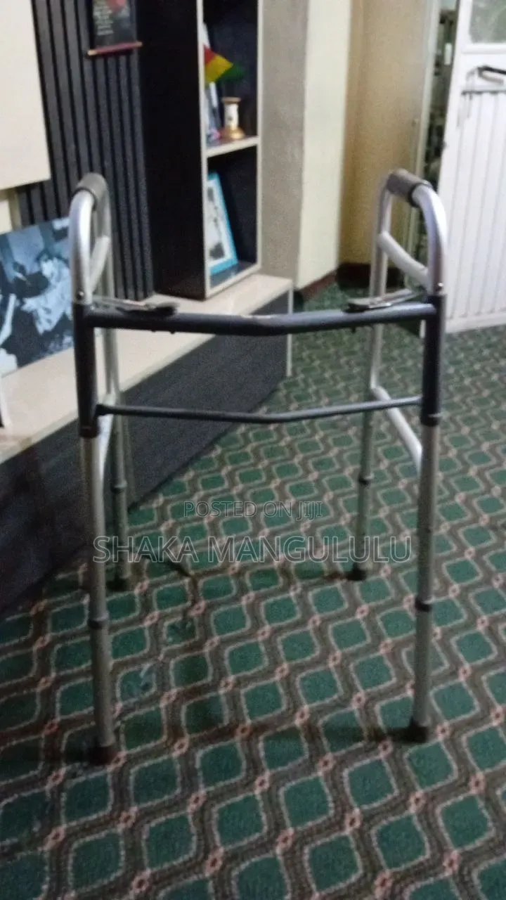 Height-Adjustable Folding Walker