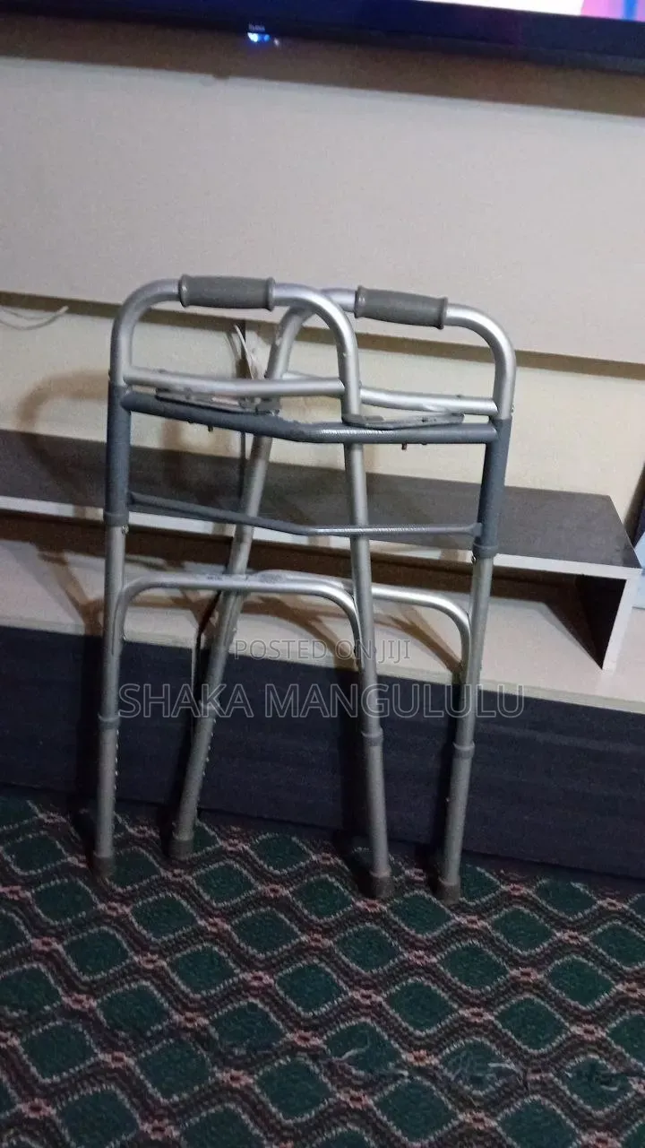 Height-Adjustable Folding Walker
