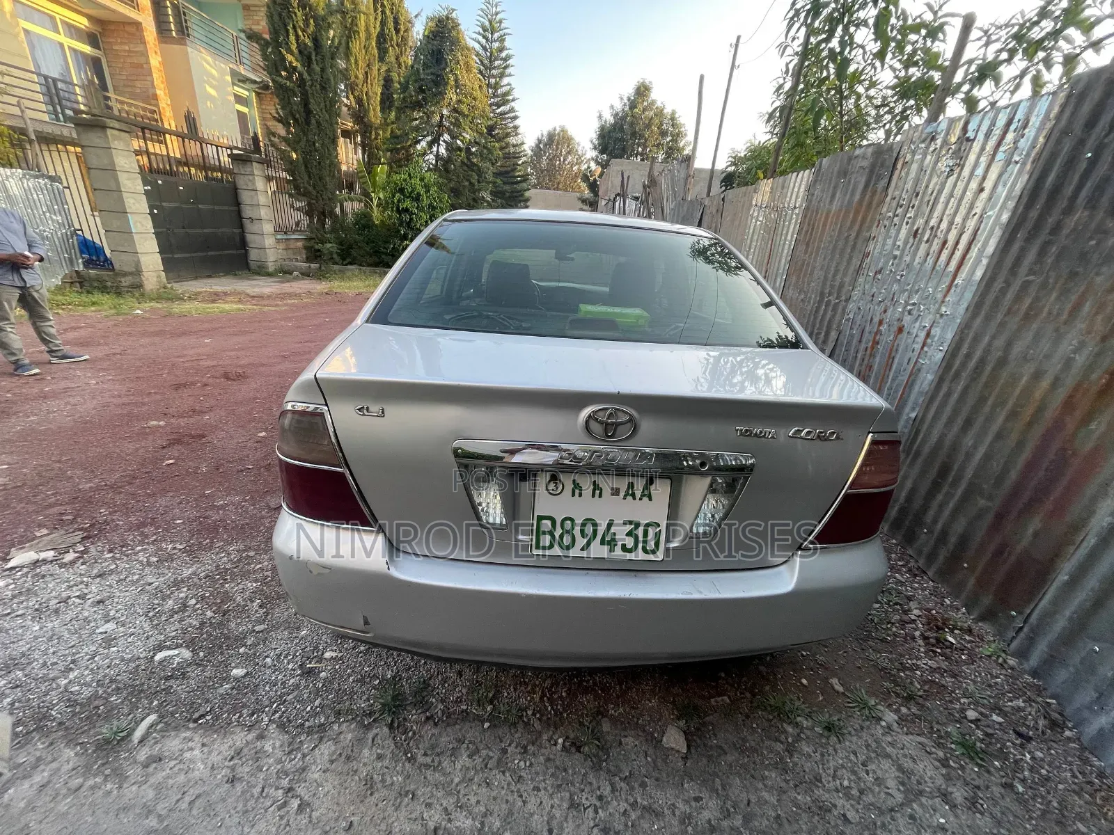 Toyota Corolla Sedan 2005 Silver