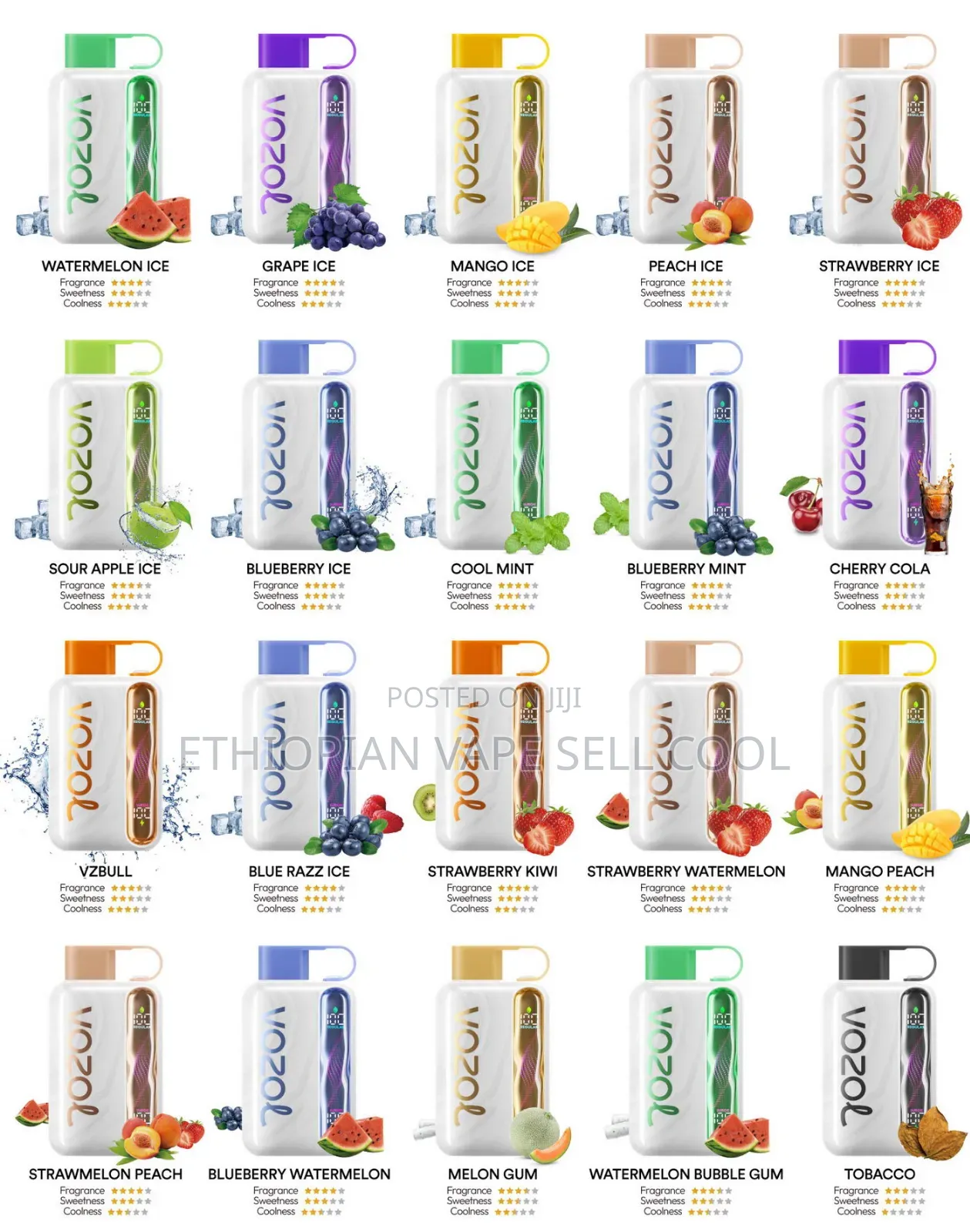 Vape 40k Vozol All Flavors Order Now