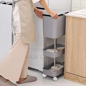 Garbage Bin Storage Rack