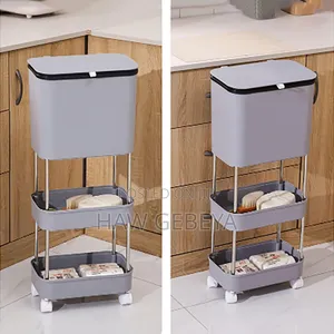 Garbage Bin Storage Rack