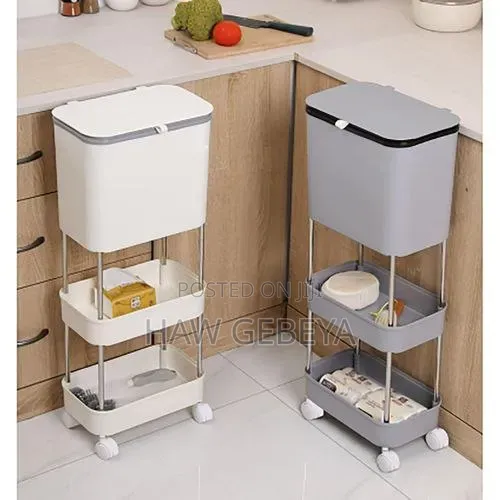 Garbage Bin Storage Rack