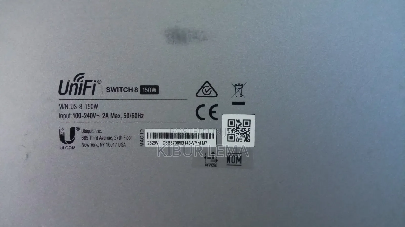 Ubitique Unifi Network Switch 8 Ports