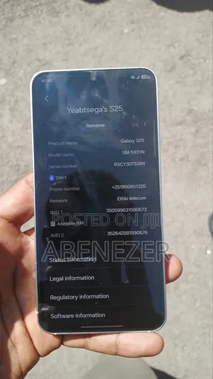 Samsung Galaxy S25 256 GB Blue