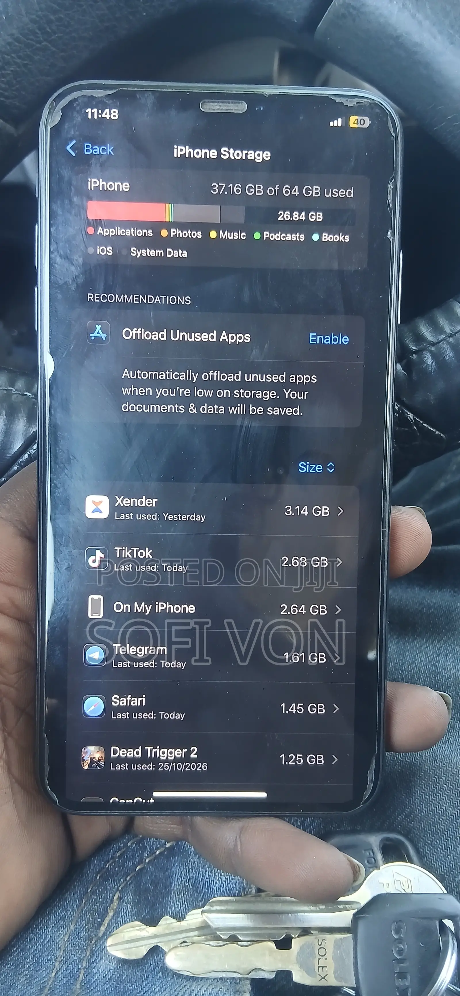 Apple iPhone XS Max 64 GB Black
