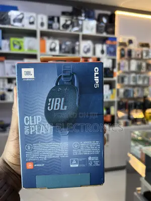 JBL Clip 5 Portable Bluetooth Speaker With Integrated Carabiner
