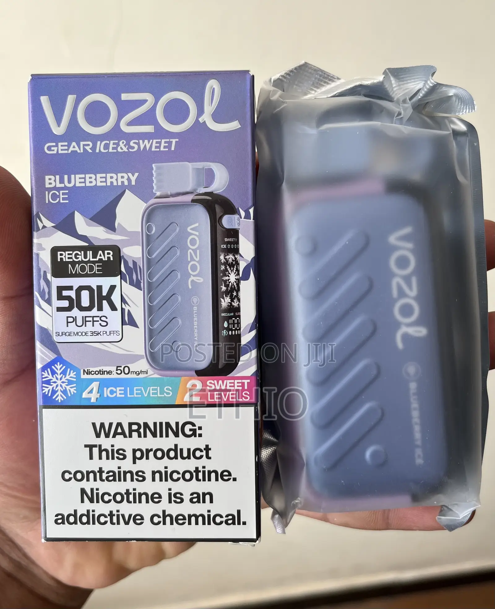 Vozol Gear Blueberry Ice 50000 Puffs