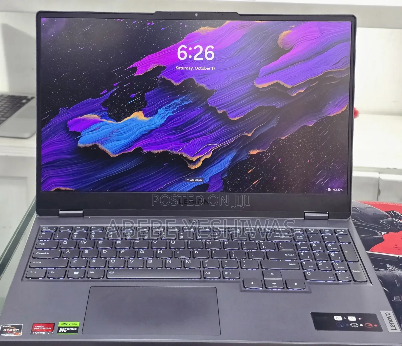New Lenovo Legion Y7000P IRX9 Gaming Laptop 16GB AMD Ryzen 7 SSD 1T