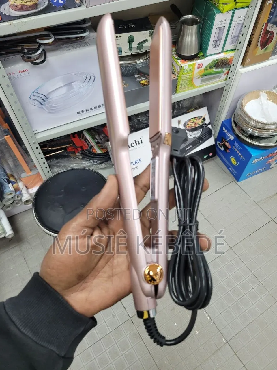 የጸጉር መተኮሻ ፓይስትራ or Hometime Professional Hair Straightener