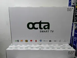 OCTA 55 Inch TV 4K UHD Smart Frameless – Android 15, Wi-Fi & Bluetooth