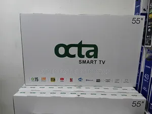 OCTA 55 Inch TV 4K UHD Smart Frameless – Android 15, Wi-Fi & Bluetooth