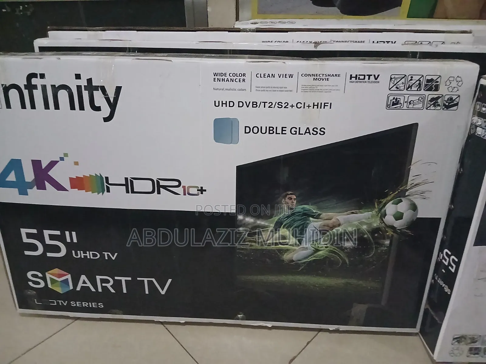 Infinity 55inche Double Scrin Smart TV