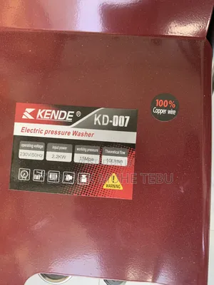 :
Kende KD-007 Electric High Pressure Washer 2.2kW 150 Bar