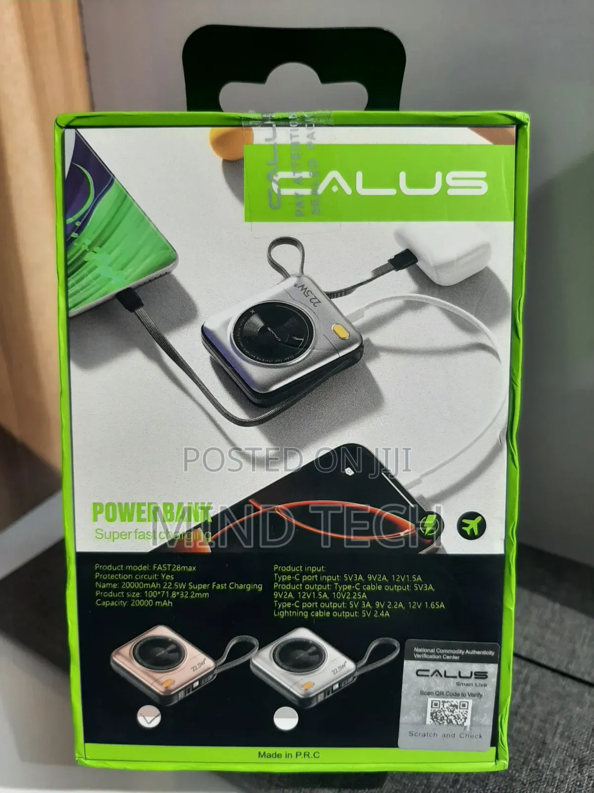 Calus 20,000mAh Power Bank