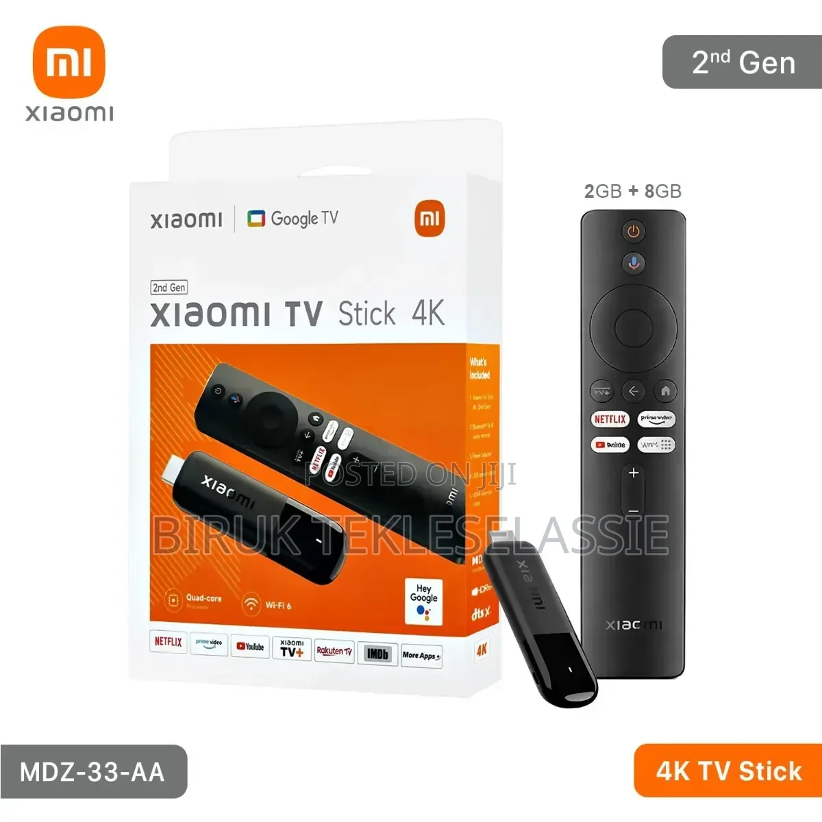 Xiaomi Mi TV Stick 4K (2nd Gen) Powered by Google TV
