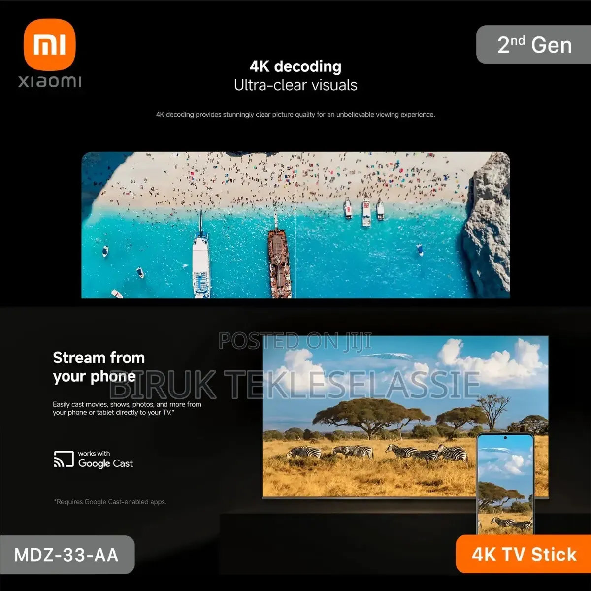 Xiaomi Mi TV Stick 4K (2nd Gen) Powered by Google TV
