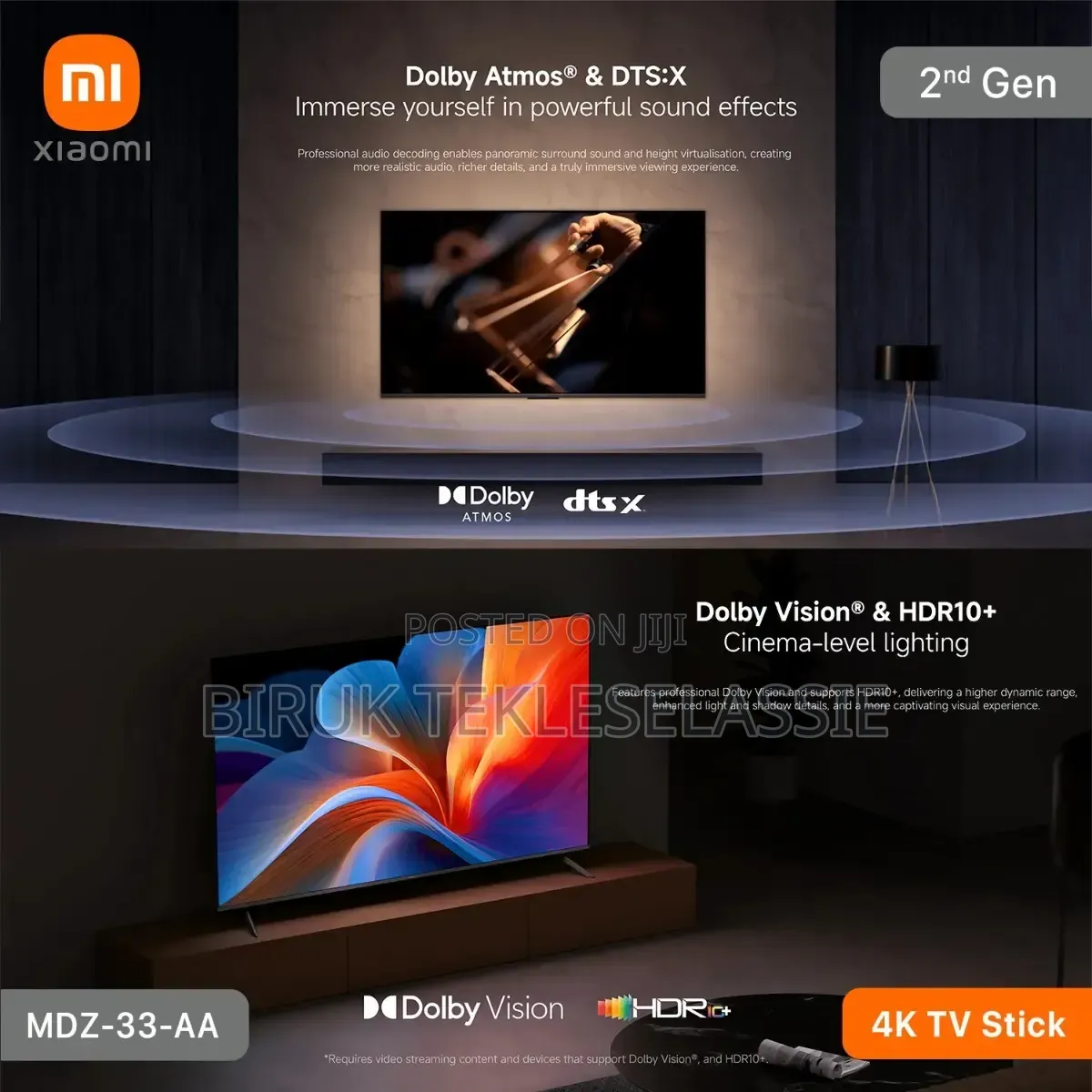 Xiaomi Mi TV Stick 4K (2nd Gen) Powered by Google TV