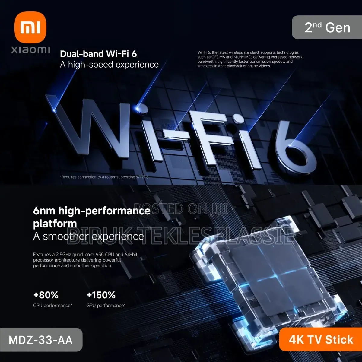 Xiaomi Mi TV Stick 4K (2nd Gen) Powered by Google TV