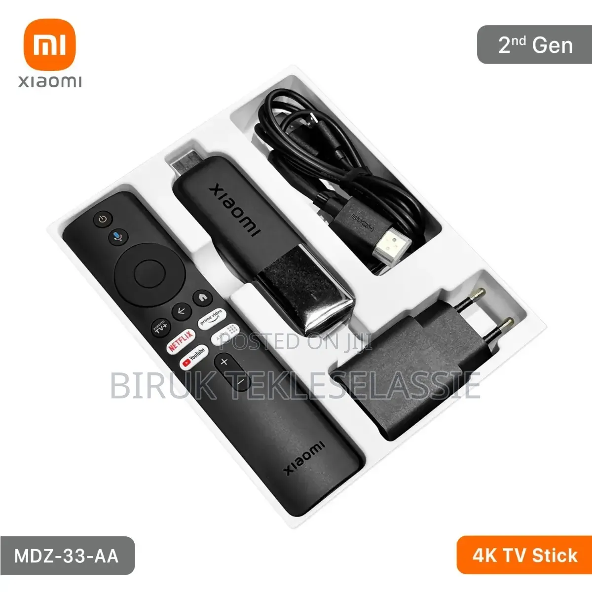 Xiaomi Mi TV Stick 4K (2nd Gen) Powered by Google TV
