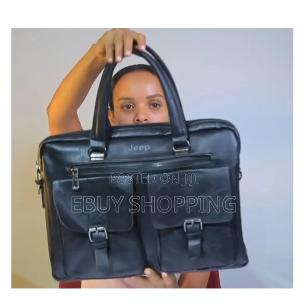 Durable PU Leather Document Bag With Adjustable Shoulder Strap