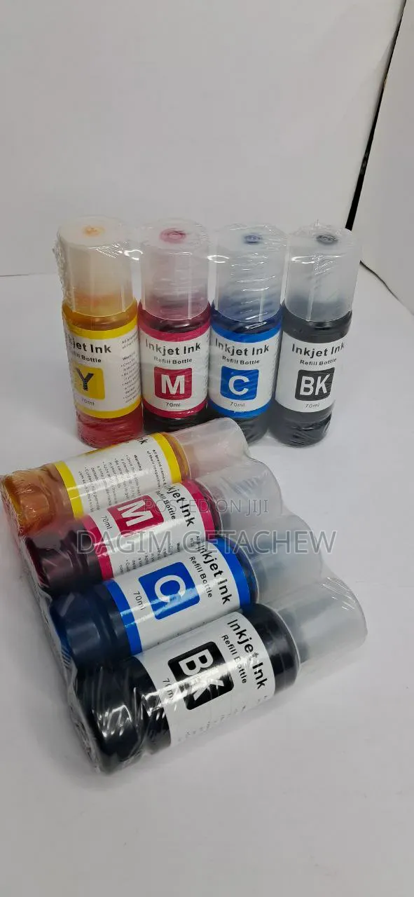 Universal Inkjet Printer Refill Ink Bottle Set 70ml