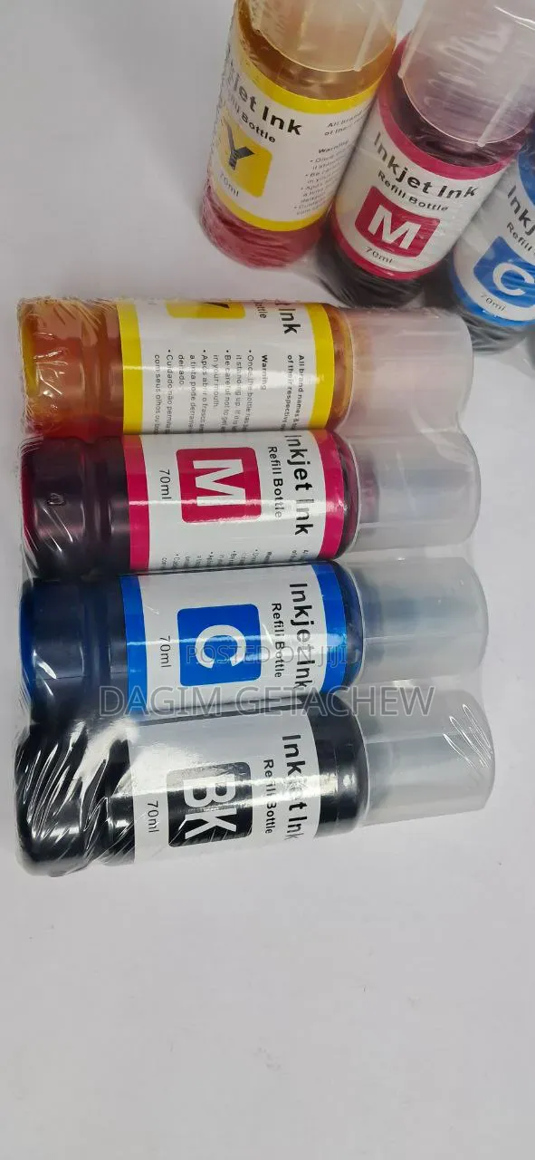 Universal Inkjet Printer Refill Ink Bottle Set 70ml