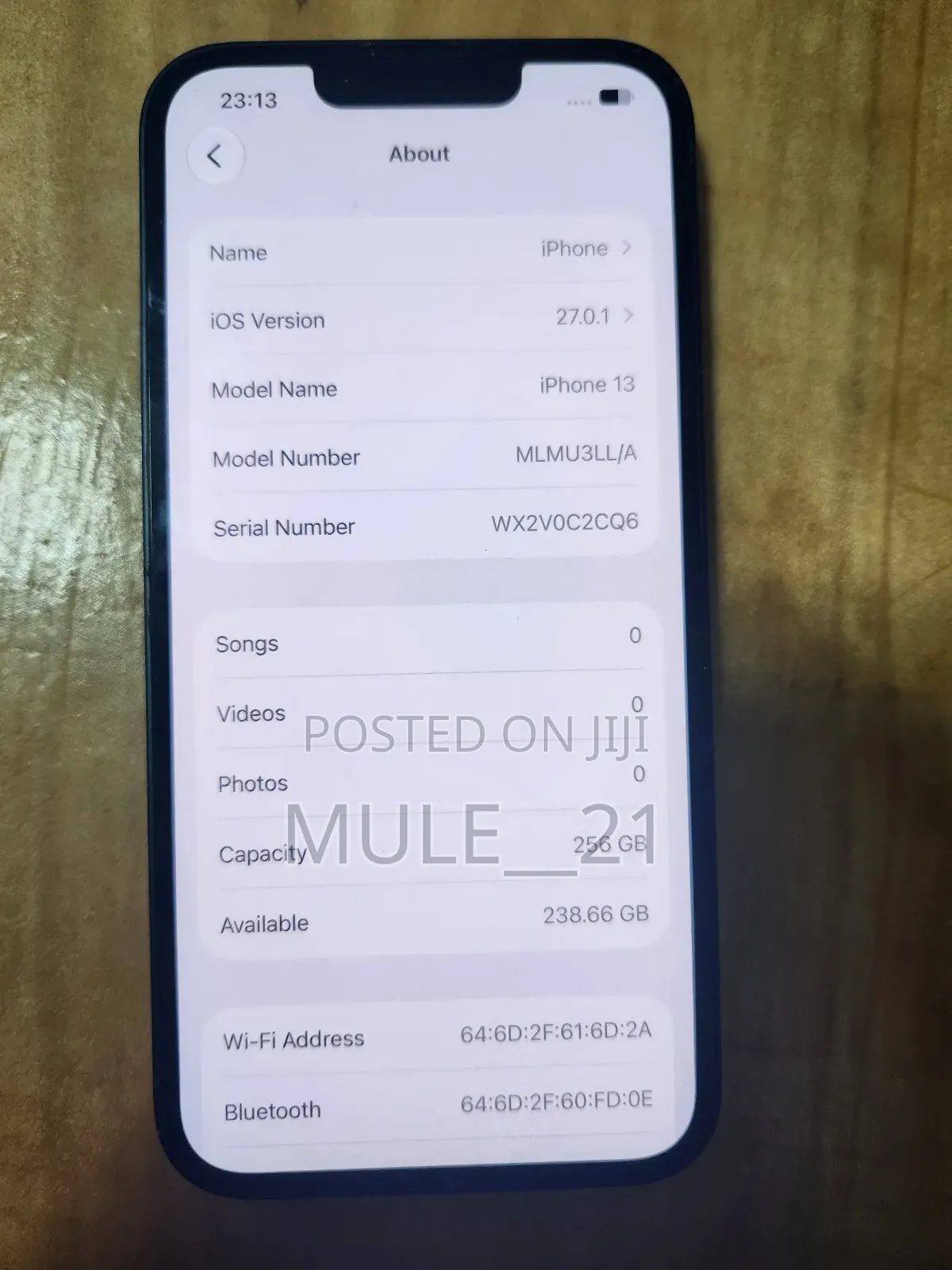 Apple iPhone 13 256 GB Blue