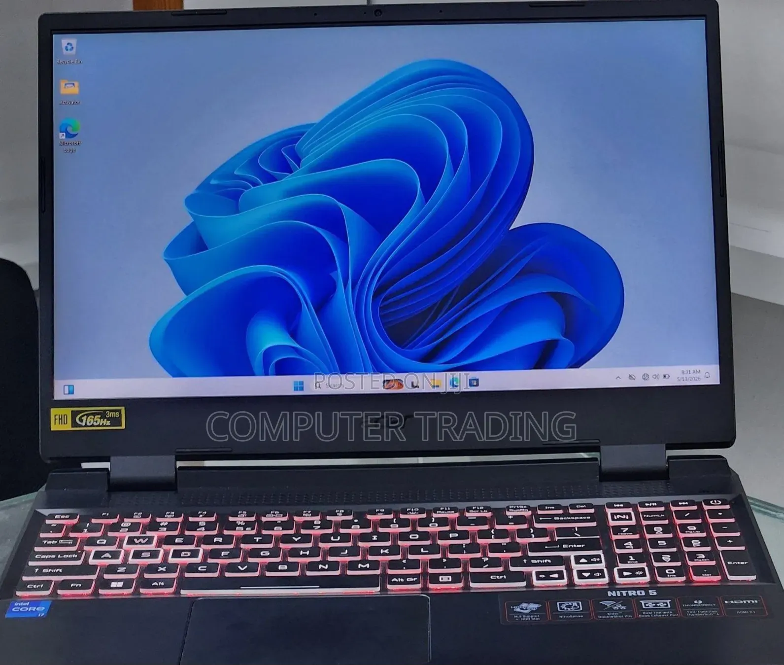 New Laptop Acer Nitro 5 16GB Intel Core i7 SSD 512GB
