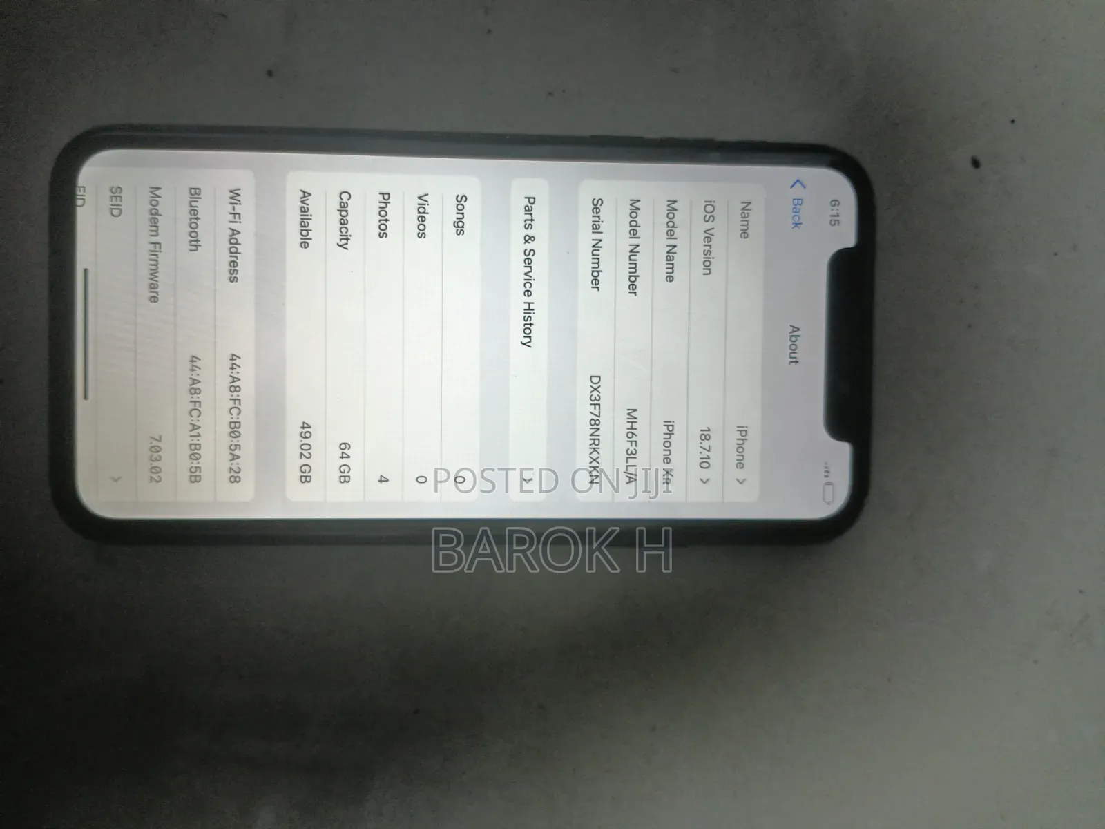 Apple iPhone XR 64 GB Black