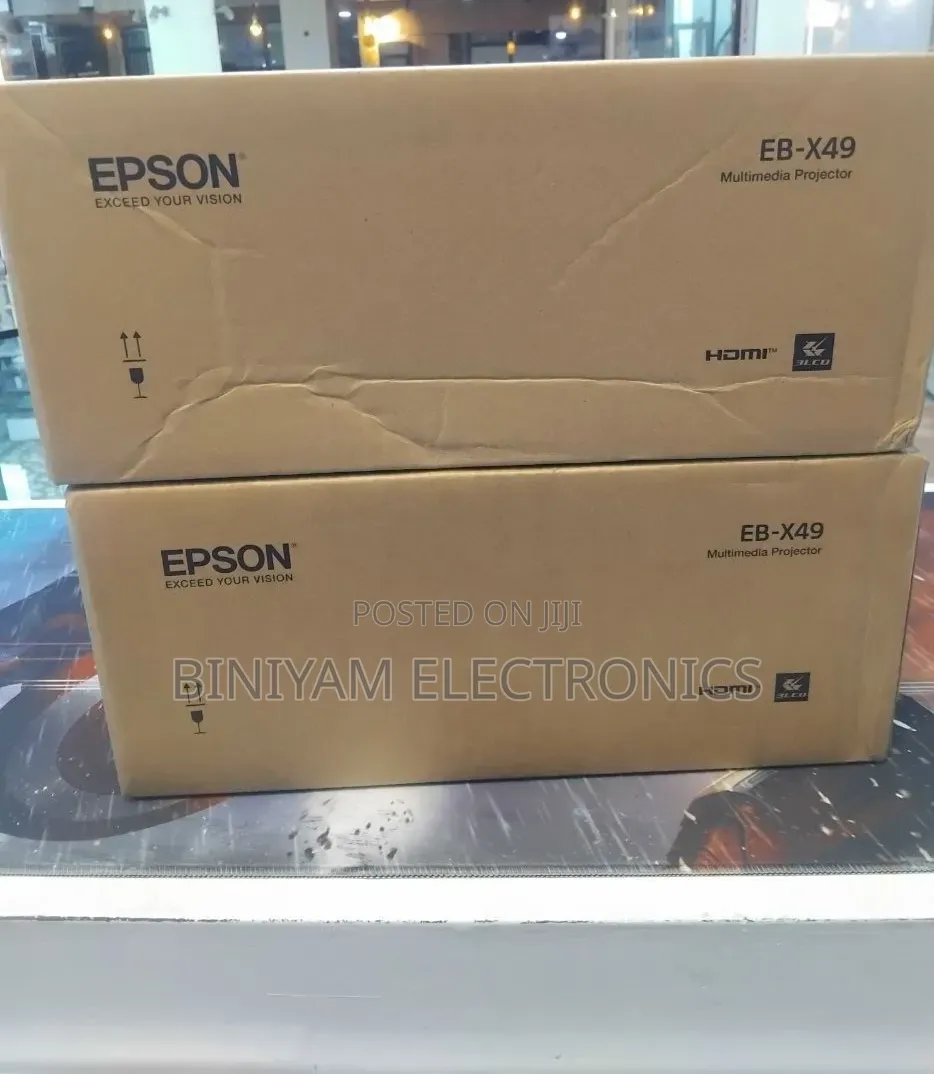  Epson Eb-X49 Projector — Brand New! 