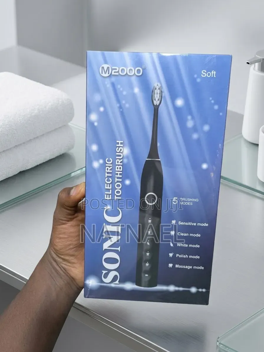 M2000 Sonic Electric Toothbrush With Soft Bristles&five Brushing Modes