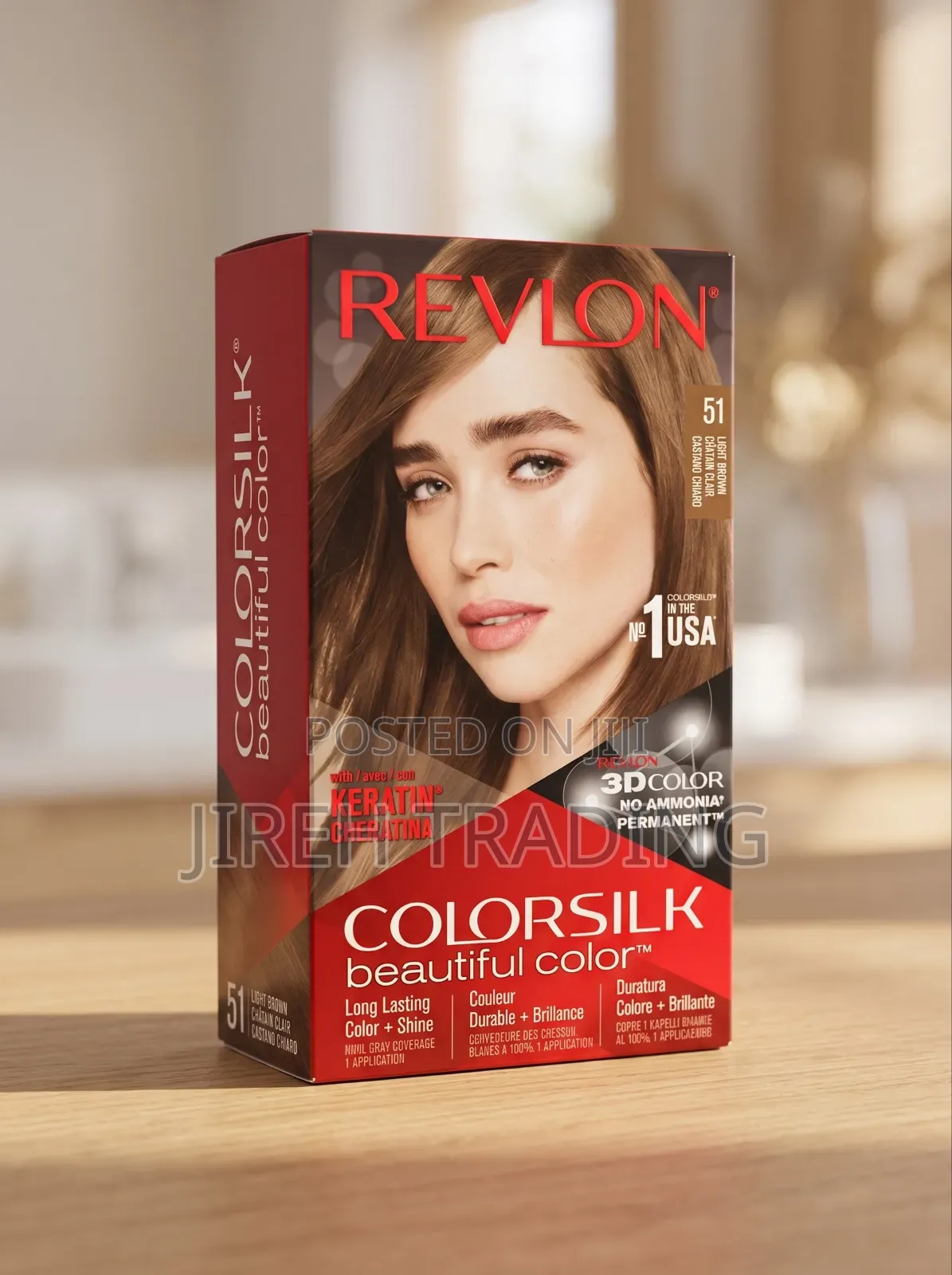 Revlon ColorSilk Beautiful Color – Shade 51 Light Brown