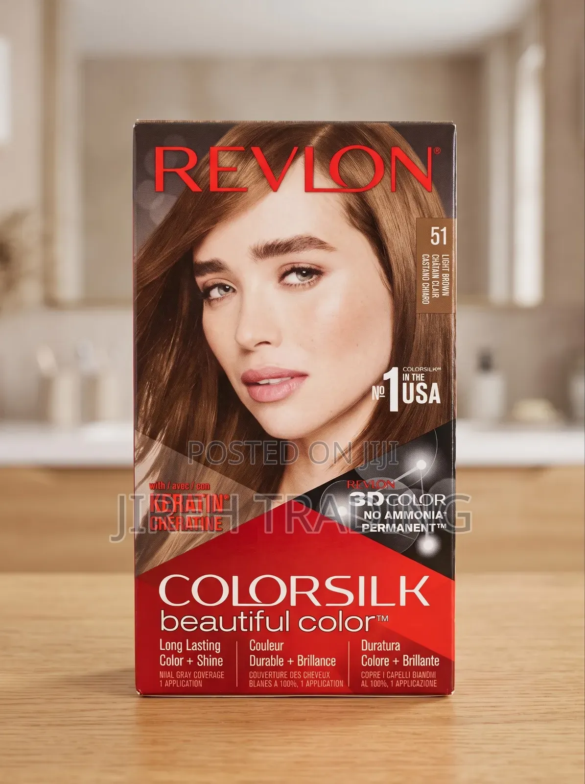Revlon ColorSilk Beautiful Color – Shade 51 Light Brown