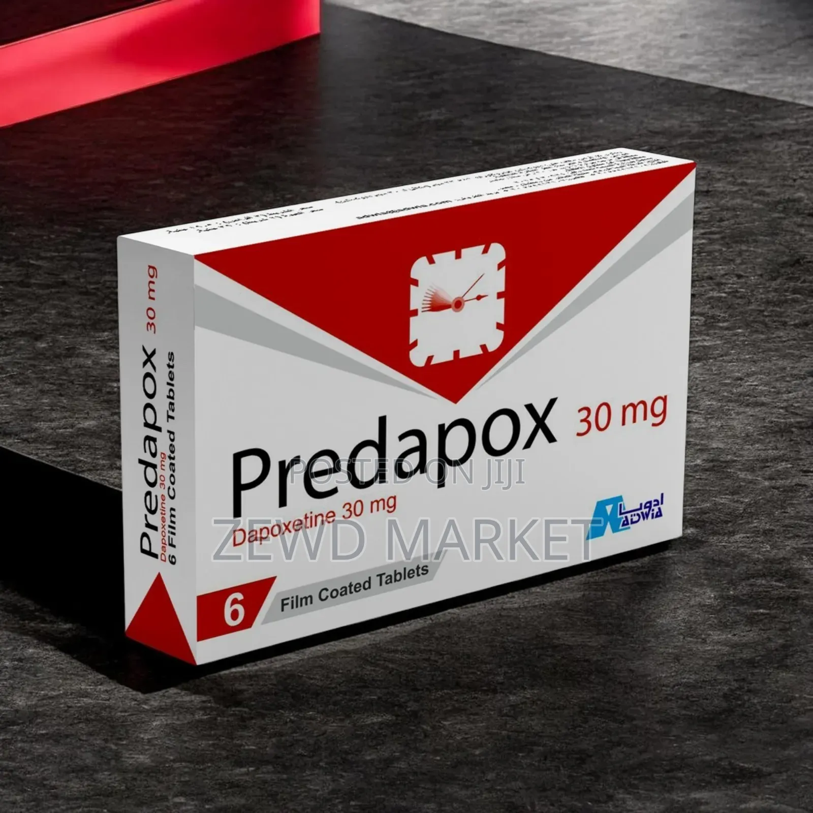 Dapoxetine Predapox 30mg | ዳፖክስቲን ፕሪዳፖክስ 30ሚ.ግ - ኦርጅናል የቆይታ ጊዜ ማራዘሚያ