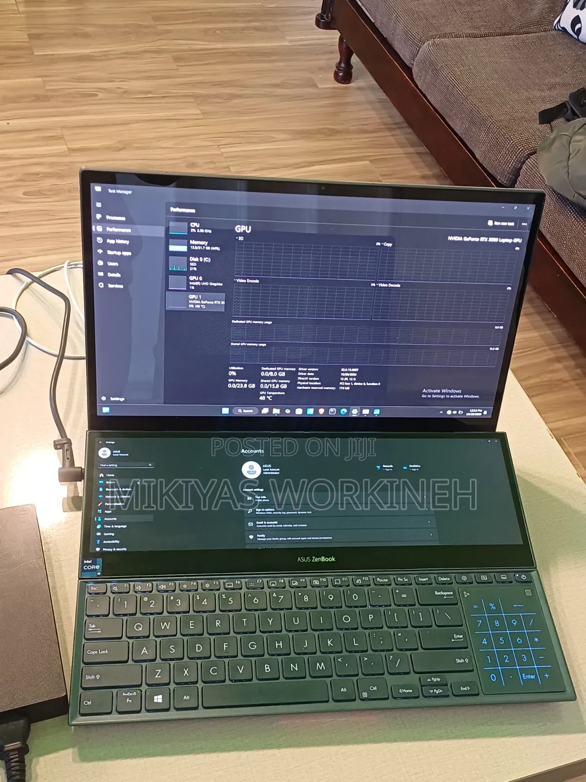 Laptop Asus ZenBook Pro 15 UX580GE 32GB Intel Core i9 SSD 1T