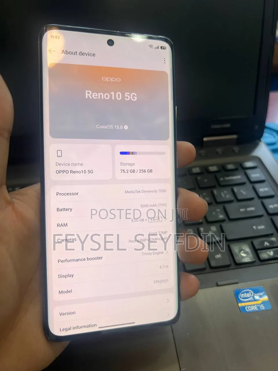 Oppo Reno 10 5G 256 GB Gray