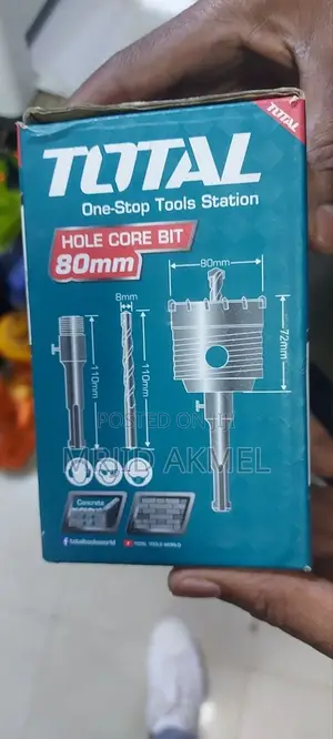 Total Hole Core Bit 100mm(4) 80mm In