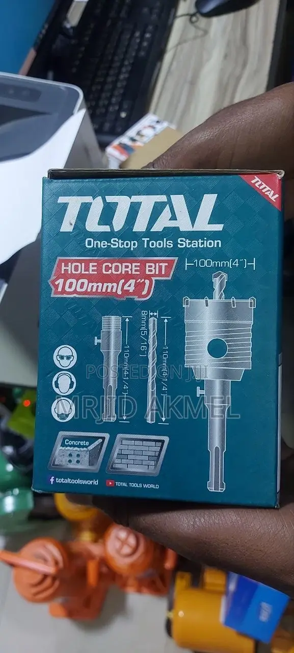 Total Hole Core Bit 100mm(4) 80mm In