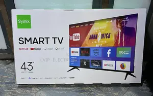 Syinix 43-Inch TV Smart – Netflix, YouTube, 20W Hi-Fi Sound & Built-In