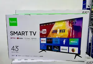 Syinix TV 43 Inch Smart – New 2026 Model 20W Hi-Fi Sound & Built-In