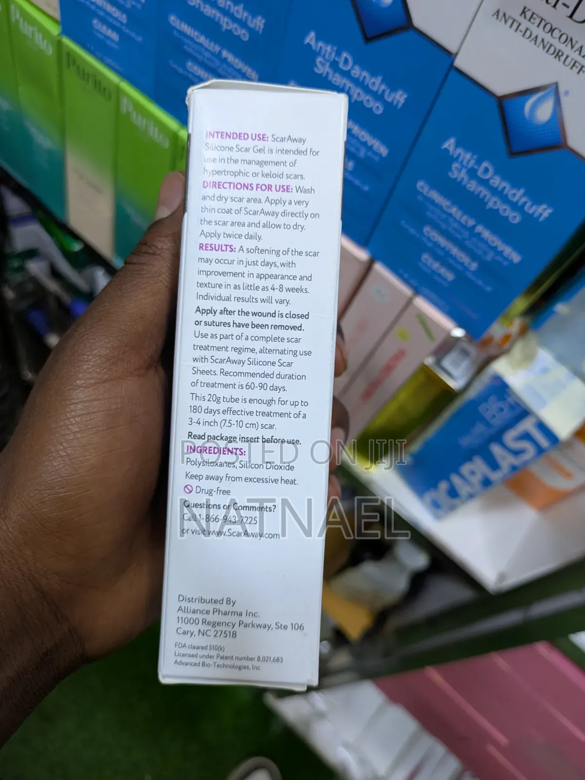 ScarAway Medical-Grade Silicone Scar Gel (20g) የጠባሳ ማጥፊያ