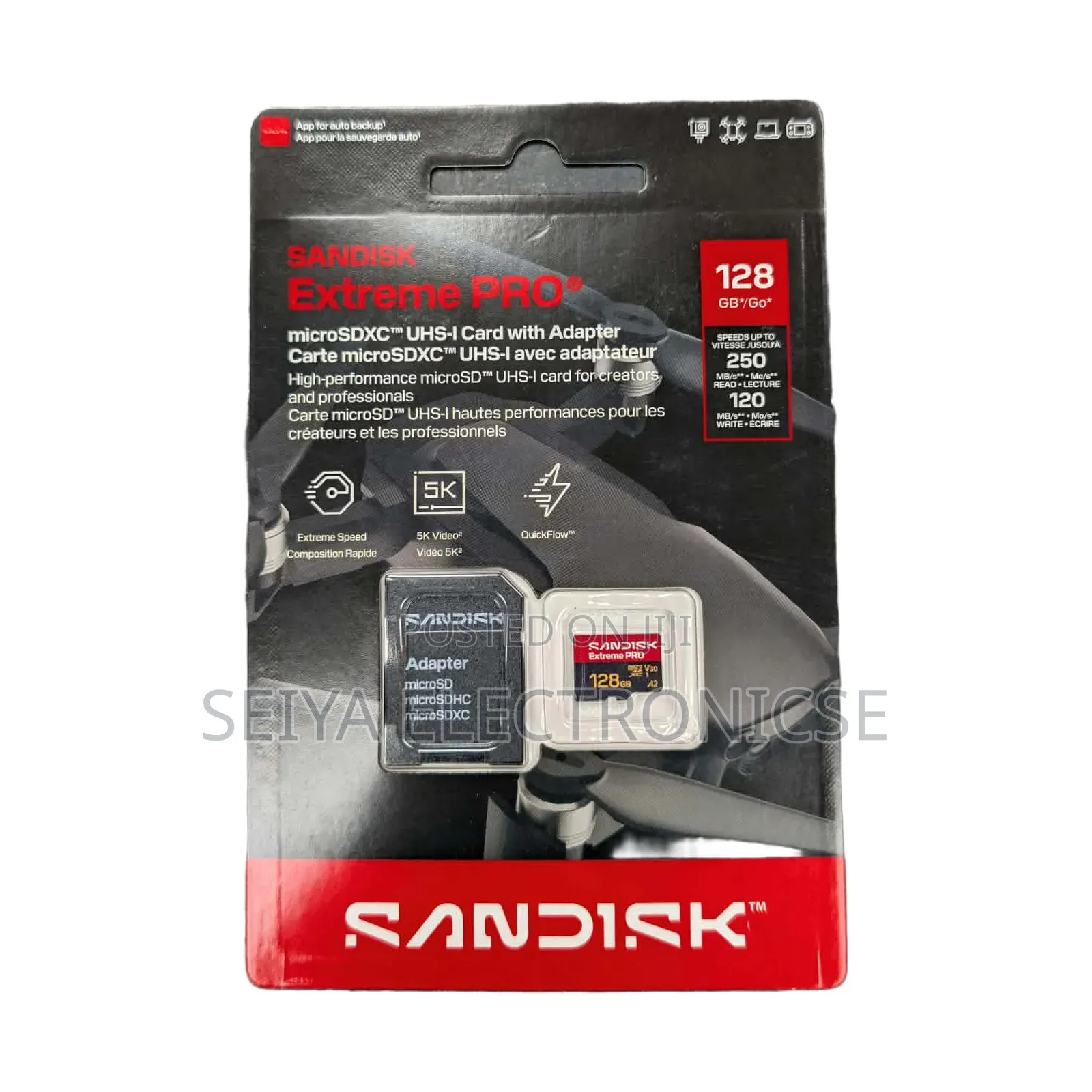SanDisk Extreme PRO 128GB MicroSDXC UHS-I Card – Original